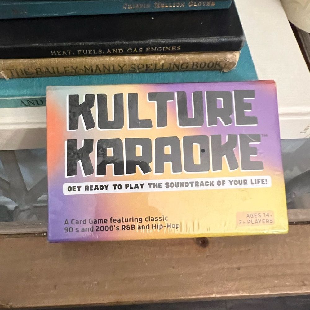 Kulture Karaoke Card Game. New in Box.